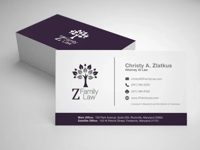 Corporate business card design